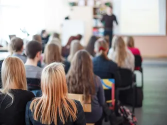 Students in class